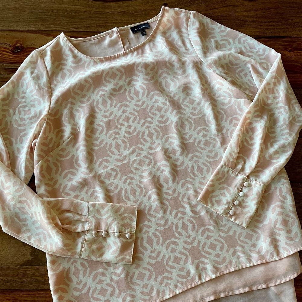 Beautiful, layered pastel blouse